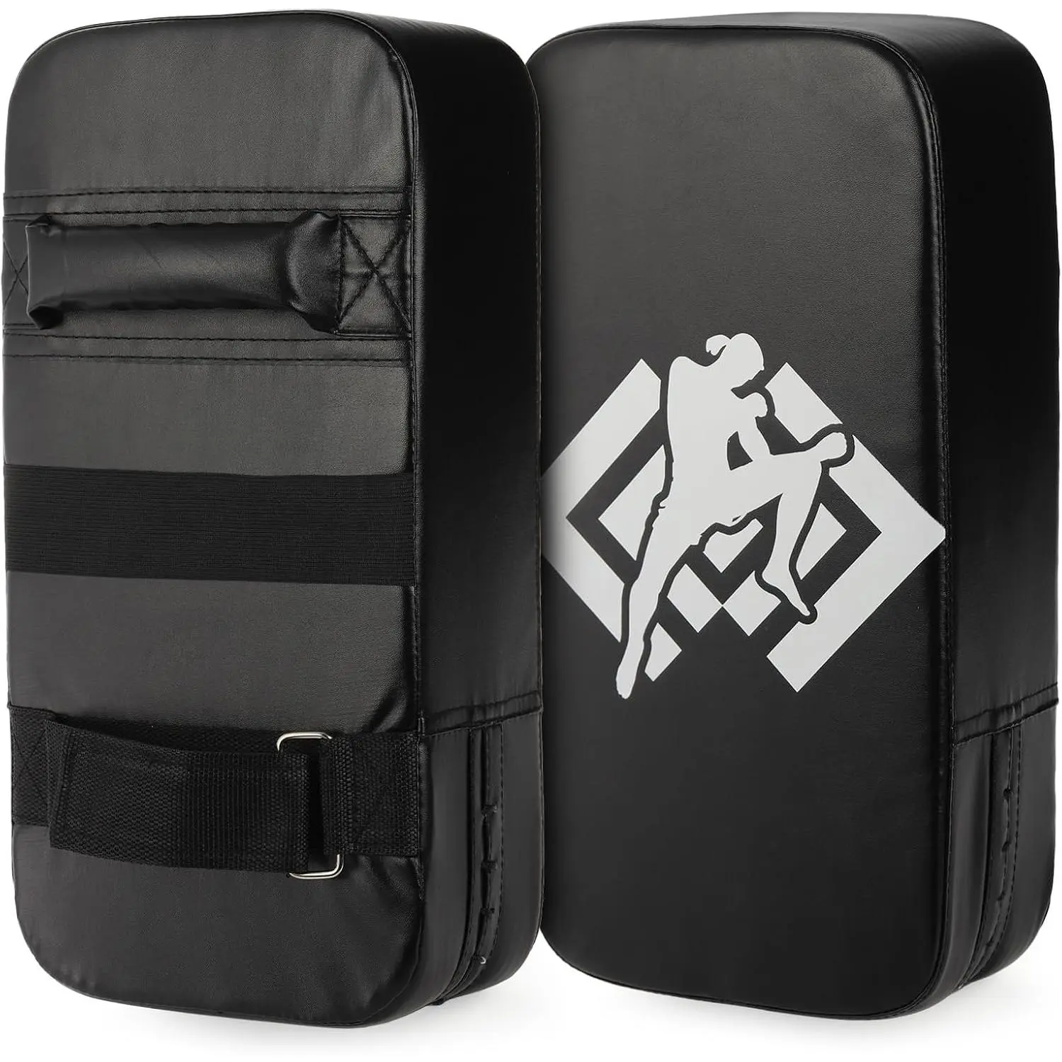 2 Pack Muay Thai Pads, Boxing Equipment Kicking Punching Shield, MMA Karate Taekwondo  Pads for Men Women Gym