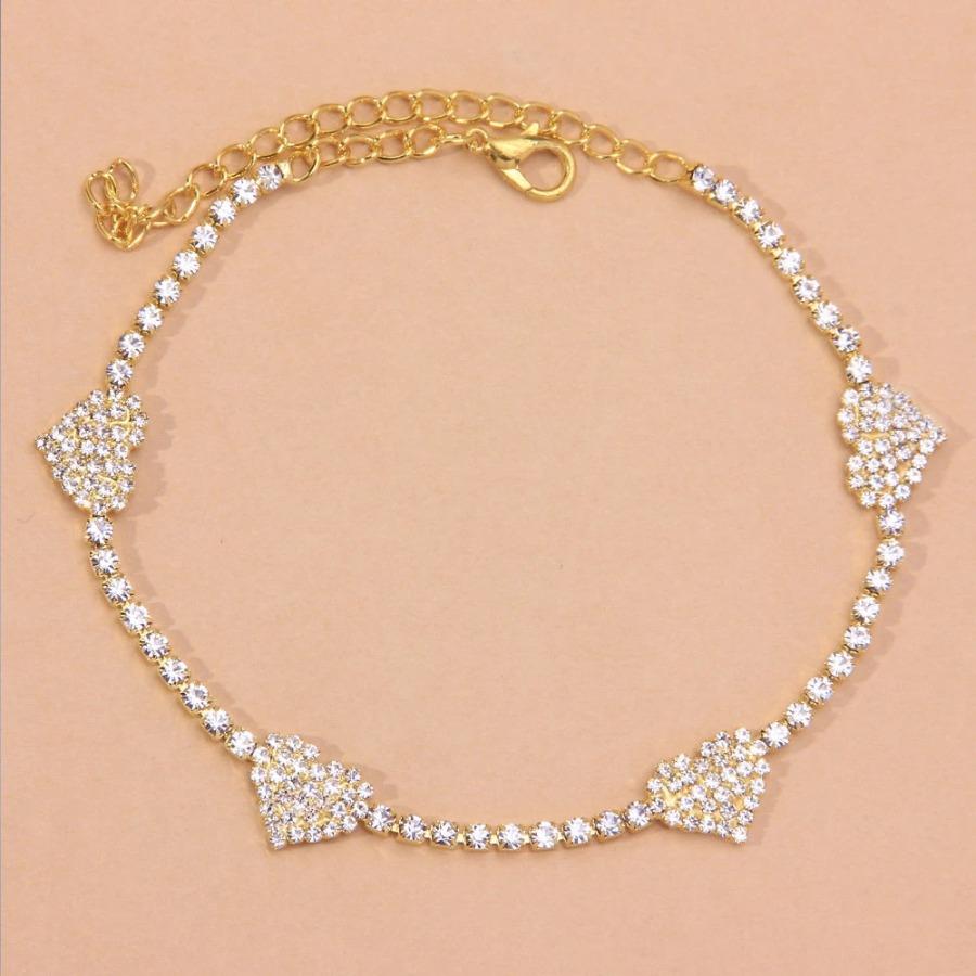 Anklets for Women Waterproof Cz Beach Ankle Bracelets Dainty Summer Butterfly Clover Heart Bow Anklet Non Tarnish Layered Beach Jewelry Accessories for Women Trendy