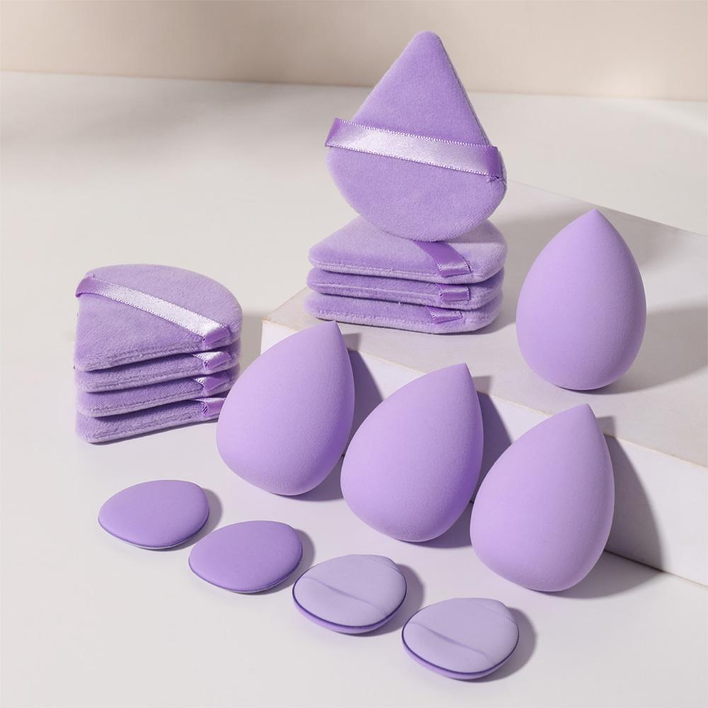 Makeup Sponge & Powder Puff Set, Soft Beauty Blender, Beauty Egg for Facial Makeup Blending & Detailing