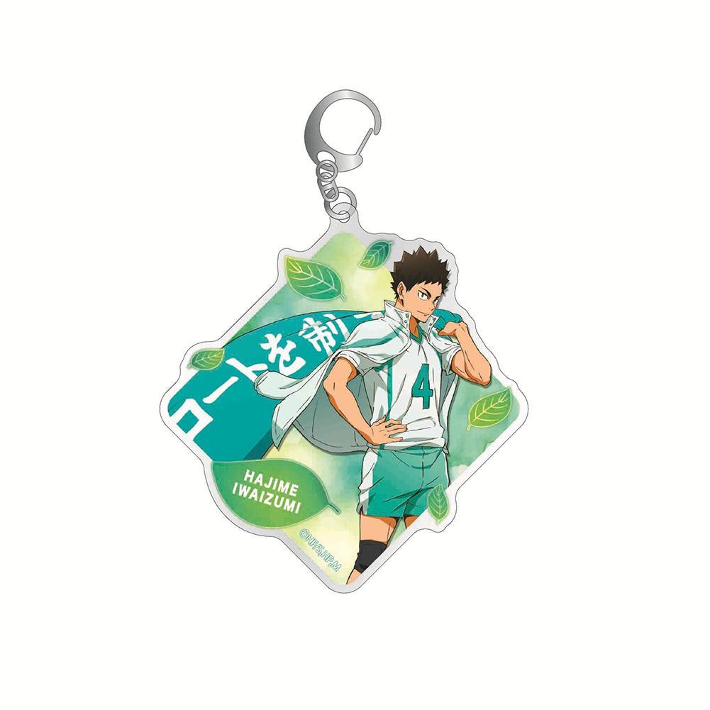 Anime peripherals Keychain Accessories Shoyo Hinata figure Tobio Kageyama Oikawa Tooru Bag Pendant Acrylic Key Ring friends Gift