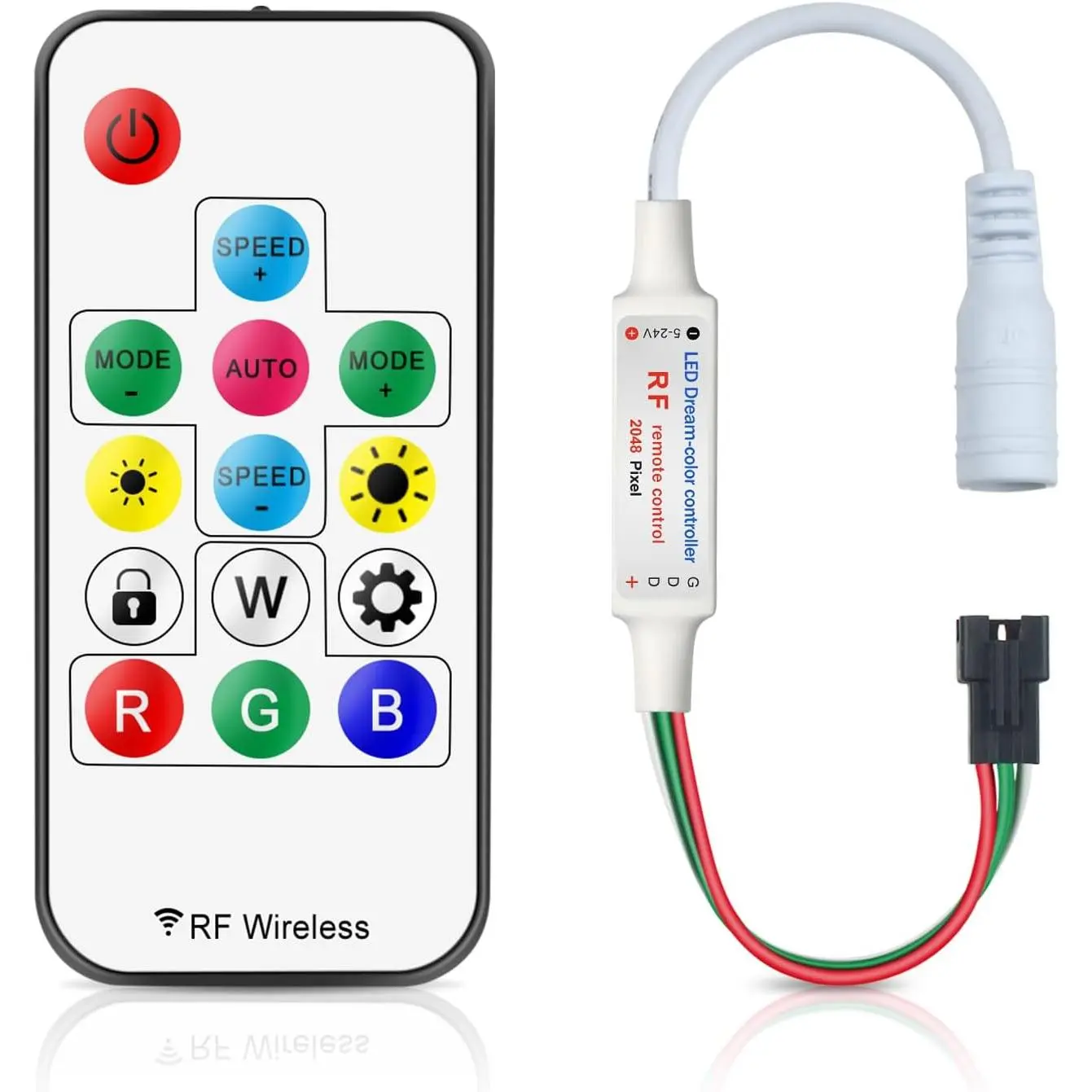 14 Key RF  LED Controller, 3 PIN LED Light Strip Remote