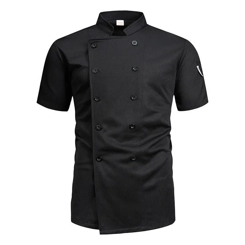 Catering Cook Costume Chef Kitchen Work Uniform for Food Service Hotel Restaurant Canteen Baking Household Cooking Chef's Coat