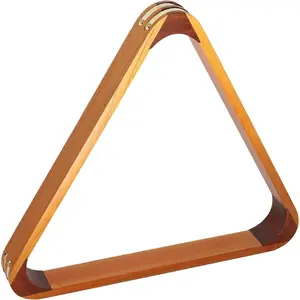 Solid Wood Billiard 8-Ball Triangle / 9-Ball Diamond Pool Ball Racks for 2-1/4" Pool Balls, Pool Table Accessories