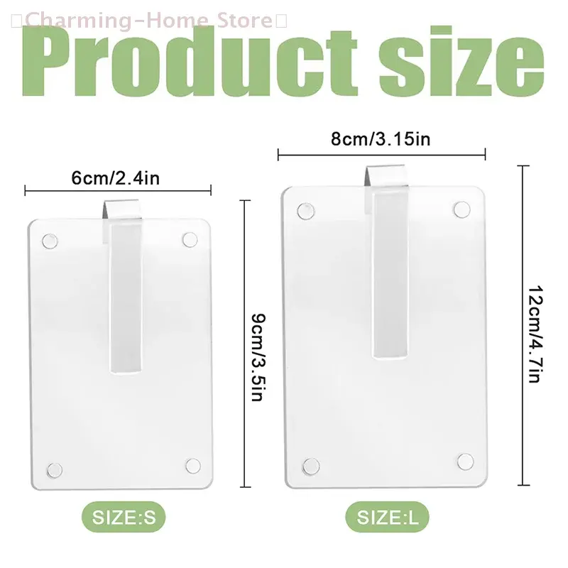【M】Car Photo Holder, Car Picture Holder, Transparent Acrylic Car Photo Clip, Photo Car Visor Clip,