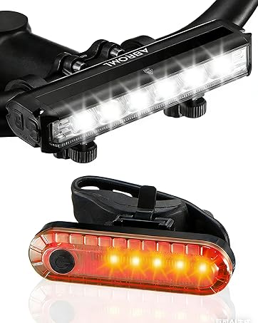 Running Lights for Runners, 2 Pack Mini Clip on Flashlight with 4 Modes, Rechargeable Safety LED Lights for Night Walking, Running Accessories & Camping Light Gear for Hiking, Jogging, Dog Walking