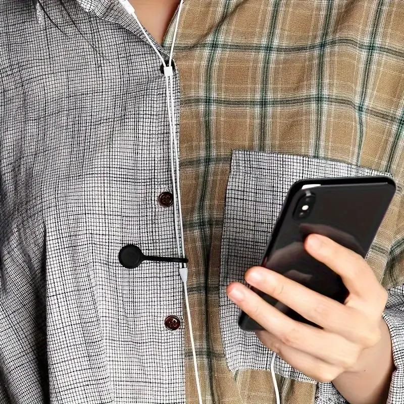 Random Color Magnetic Cord Organizer, 10pcs Reusable Silicone Twist Tie Cable Management for Bundling and Organizing Fixed Items, Data Cable Holder, Cable Clip for Home Office, Desk Cable Organizer