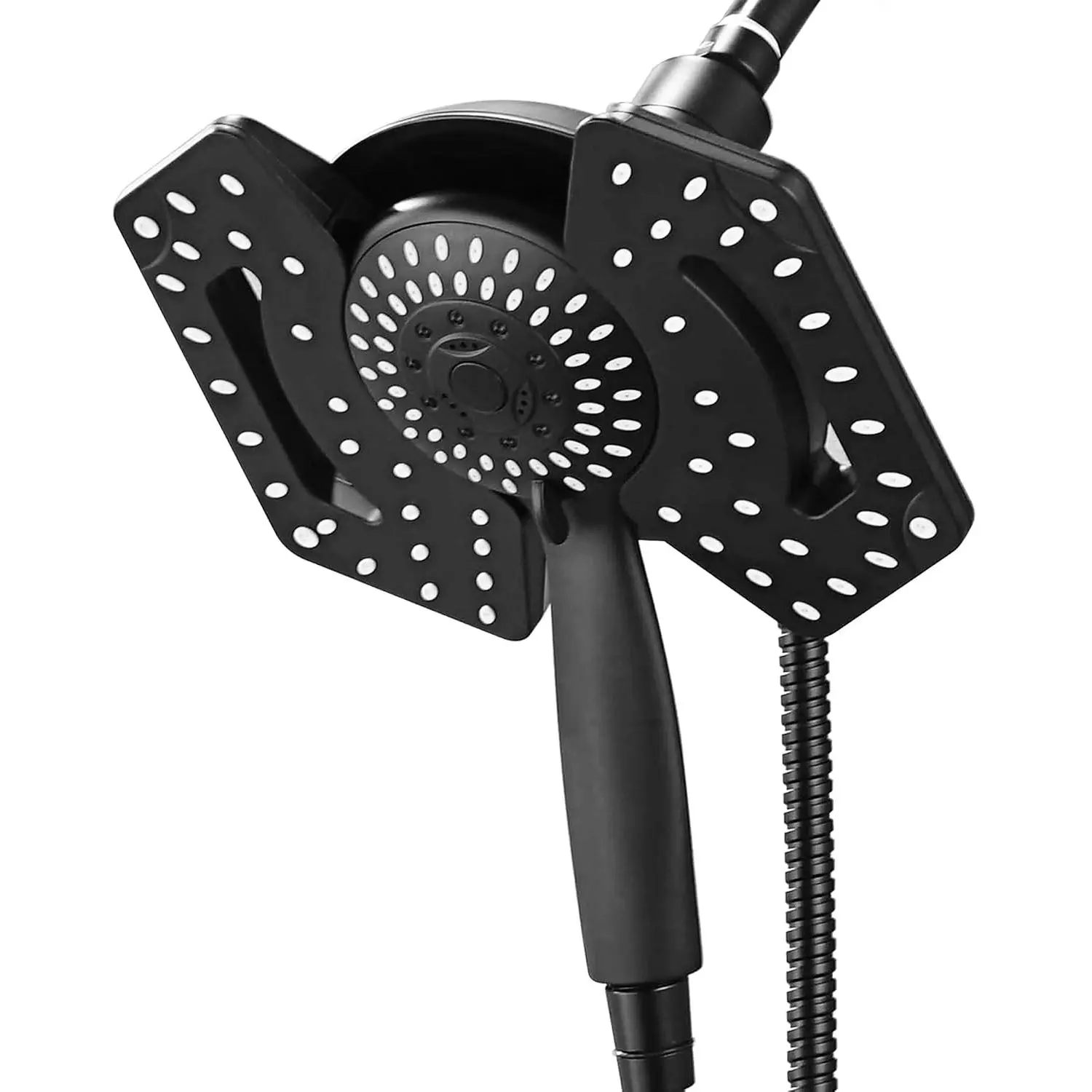 Black Shower  with Handheld: 2 in1 Shower  High  with Rainfall Showerhead & Handheld Shower Heads Detachable Showerhead with Hose Ajustable Shower  Cambo  Showerheads Sprayer
