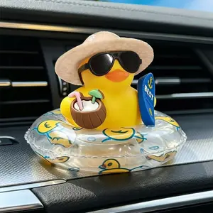Cute Duck Floatie Car Accessory, Must-Have Beach Item, Car Decoration, Pool Toy, Fun and Adorable Design, Perfect for Summer Fun