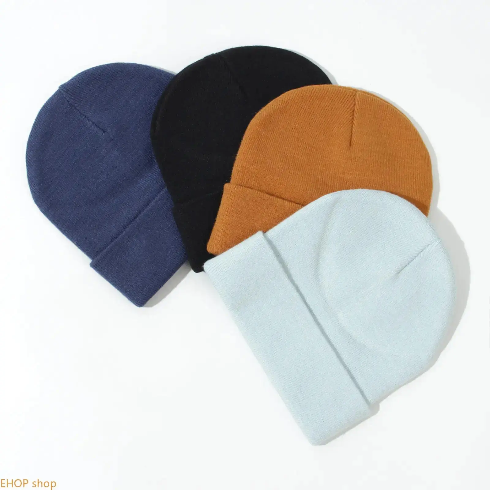 Unisex Ribbed Knitted Winter Hat & Mittens Set Pack, Thermal Thick Warm Outdoor Accessory, Soft Cold Weather Outfit, Ideal Birthday Gift