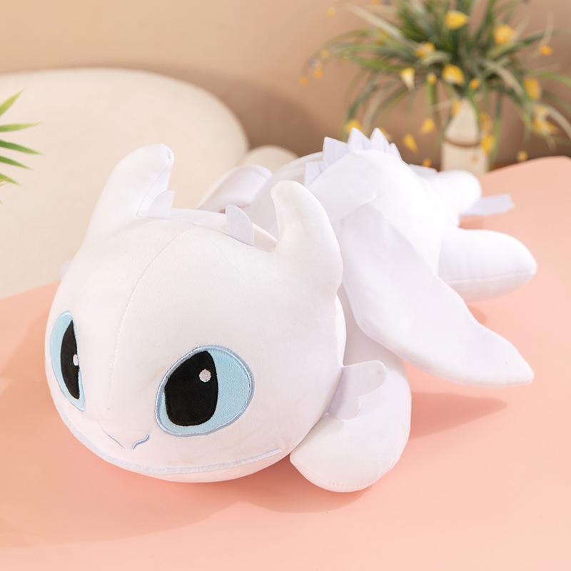 30-40cm Large Toothless Dragon Plush Body Pillow Cute Cartoon Dragon Soft Decorative Stuffed Body Pillow Anime Sleeping Cushion