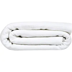 Thermal Blanket (White, ) Long Lasting and Durable Snag-Free Blanket, Made from   Material for , 90x90 Inches