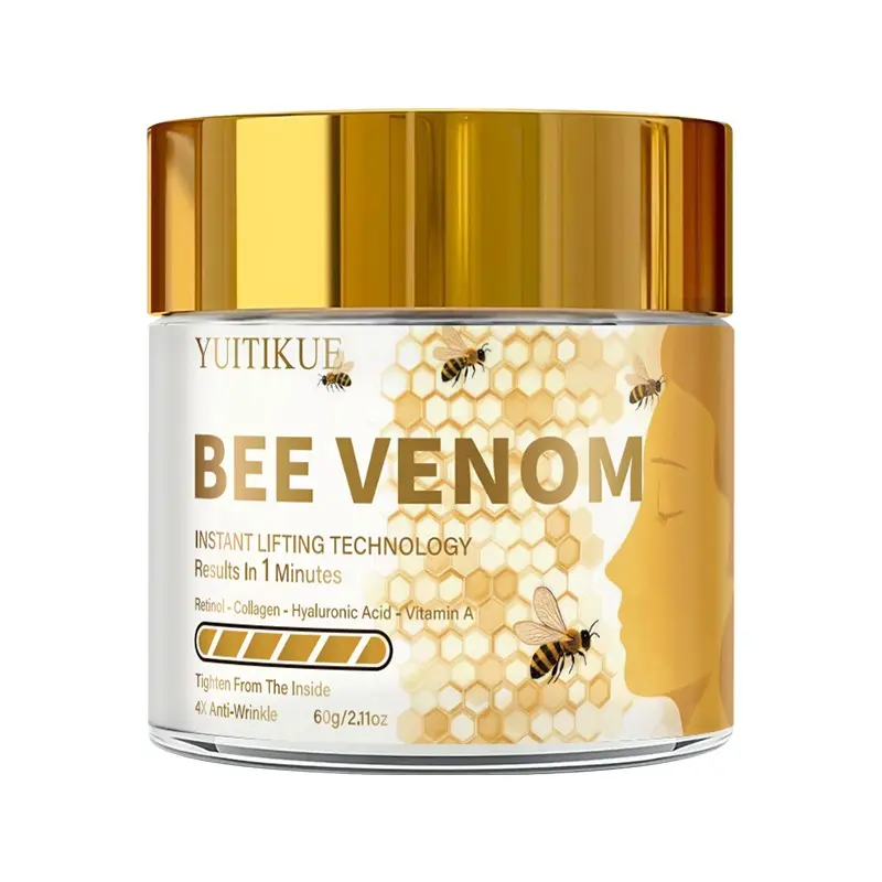 Yuitikue Anti-Wrinkle Face Cream, Hyaluronic Acid & Collagen, Quick Firming, Moisturizing, Brightening, 1 Minute Application
