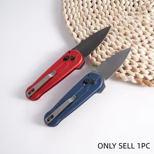 1pc 491 Folding Knife, Lightweight Multi-Functional Edc Pocket Knife, Fruit Knife, Non-Slip Handle, Kitchen Essential, Camping, Hiking, Men's Gift