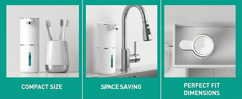 Automatic Foam Soap Dispenser, Touchless Smart Hand Soap Dispenser with 4 Adjustable Levels, Type-C Rechargeable 380ml Liquid Soap Dispenser for Bathroom & Kitchen (White)