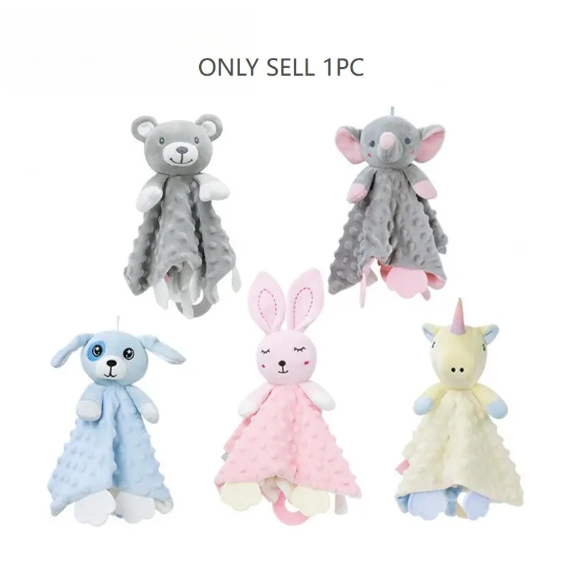 Elephant Security Blanket, Soft Lovey Unisex Lovie Baby Gifts for Boys and Girls Snuggle Toy Stuffed Animal Newborn Essentials and Items Grey 16 Inch