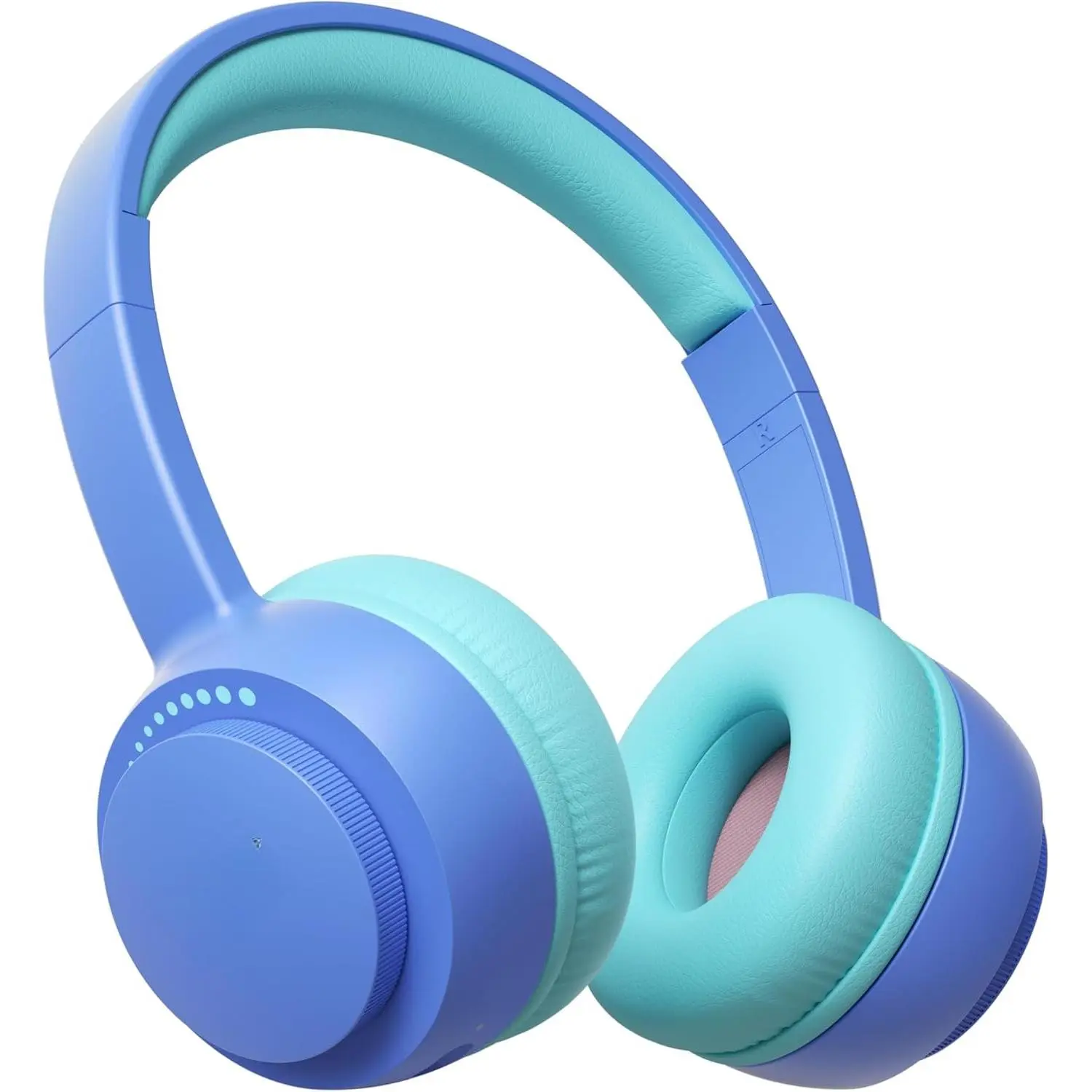 Headphones,  Headphones 85 dBA Safe Volume, 45 Hours Playtime, with Mic,  5.3,   Headset for iPad/Tablet/Travel/School, ldeal  (Blue)