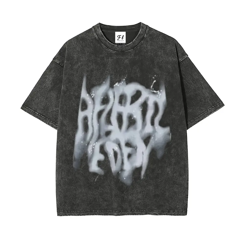 Aelfric Eden Men's Washed Oversized Cotton Graphic Tee - Short Sleeve, Streetwear Clothing, Trending Tops, Unisex Casual Daily Wear ,Mensfashion, Men's Tops,summerwins,father'sdaygifts cotton graphic tees