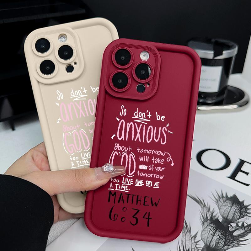 TPU Phone Case for iPhone 17 16 15 14 Pro Max 13 12 11 XR XS Plus E Christian Bible Verse Pattern Drop Protection Shockproof Soft Silicone Smartphone Cover Casing TPU Phone Case for iPhone 17 16 15 14 Pro Max 13 12 11 XR XS Plus E Christian Bible Verse Pattern Drop Protection Shockproof Soft Silicone Smartphone Cover Casing