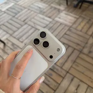 Bling Rhinestone Camera Lens Protector, Separate Independent Lens Films for iPhone Series