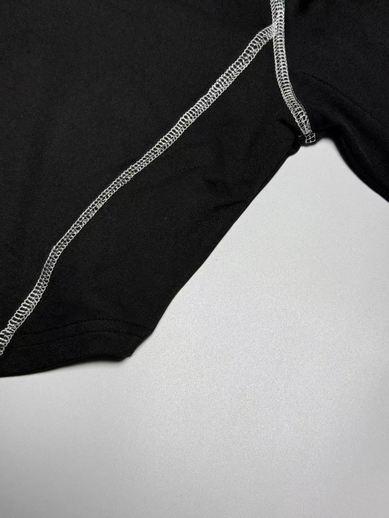 Women's Solid Color Zipper Tee, Elegant Fashion Casual Long Sleeve T-shirt for Daily Outdoor Wear, Women Clothing for Spring ＆ Fall