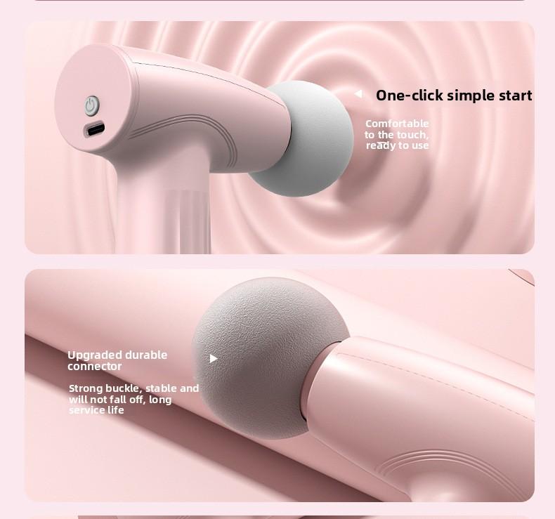 Mini fascia gun muscle massager, massage stick, vibration massage fascia device, mini fascia instrument