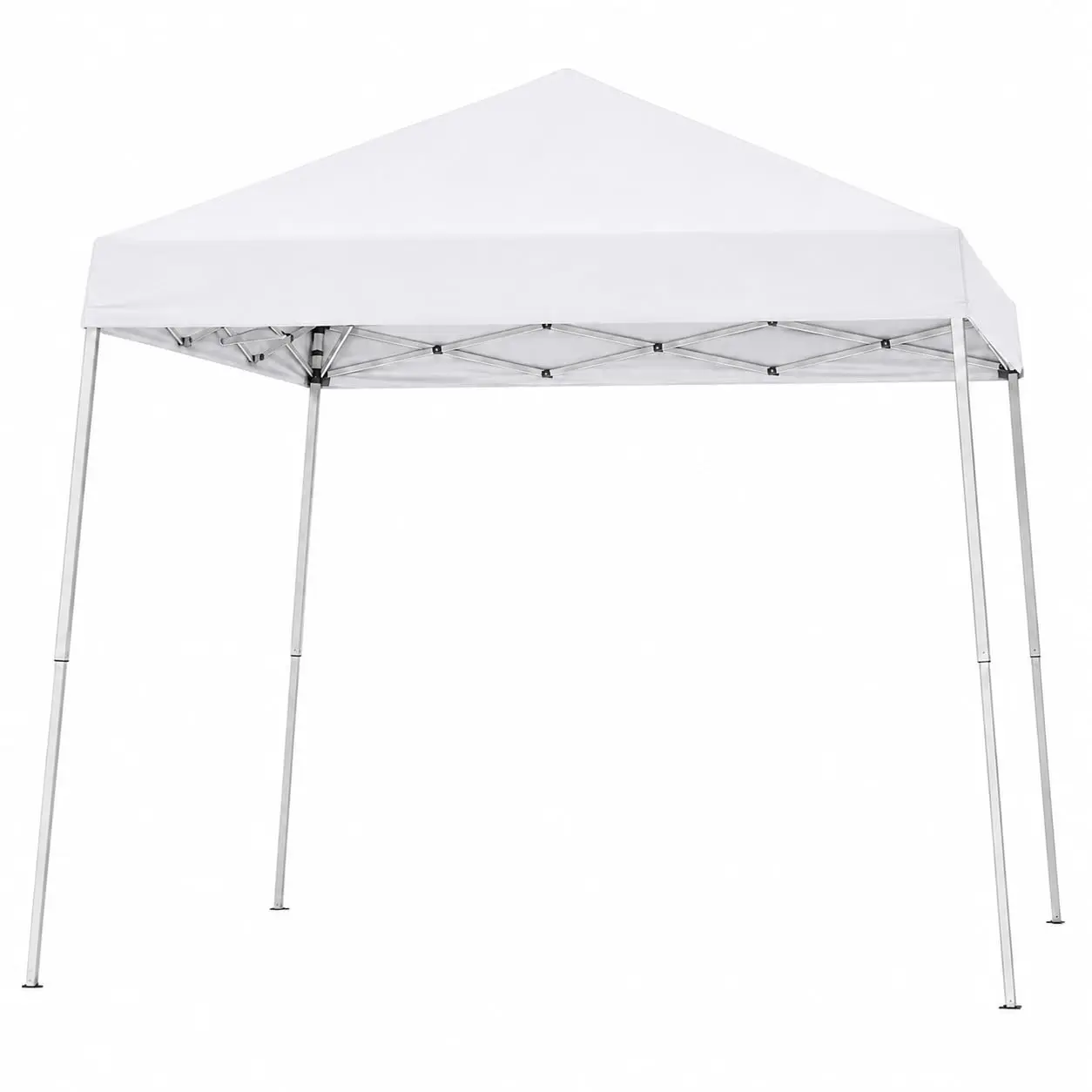 10x10 FT Pop Up Canopy Tent with Slant Legs – Instant Outdoor Shade Gazebo for Patio, Backyard, Camping, Beach – Portable Shelter UV & Water Resistant