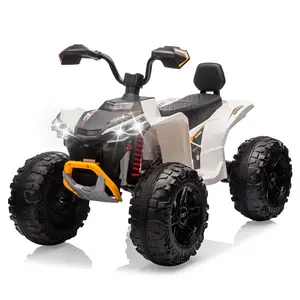 2-Seater Electric ATV Ride-On Car – Off-Road 4-Wheeler,LED Lights, Music, High/Low Speed for Boys & Girls Ages 3-8