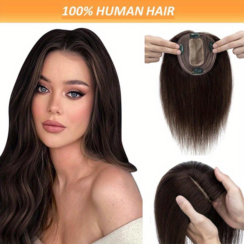 Hot New Real Toppers for Women - Natural Look Clip-In Top 