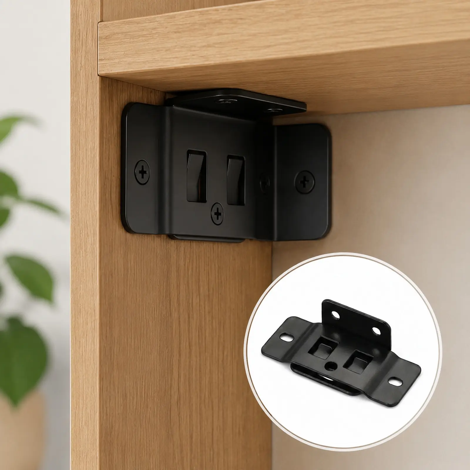 Heavy-Duty Stainless Steel Right-Angle Furniture Bracket – Woodworking Support for Drawers, Cabinets, Tables, and Chairs.