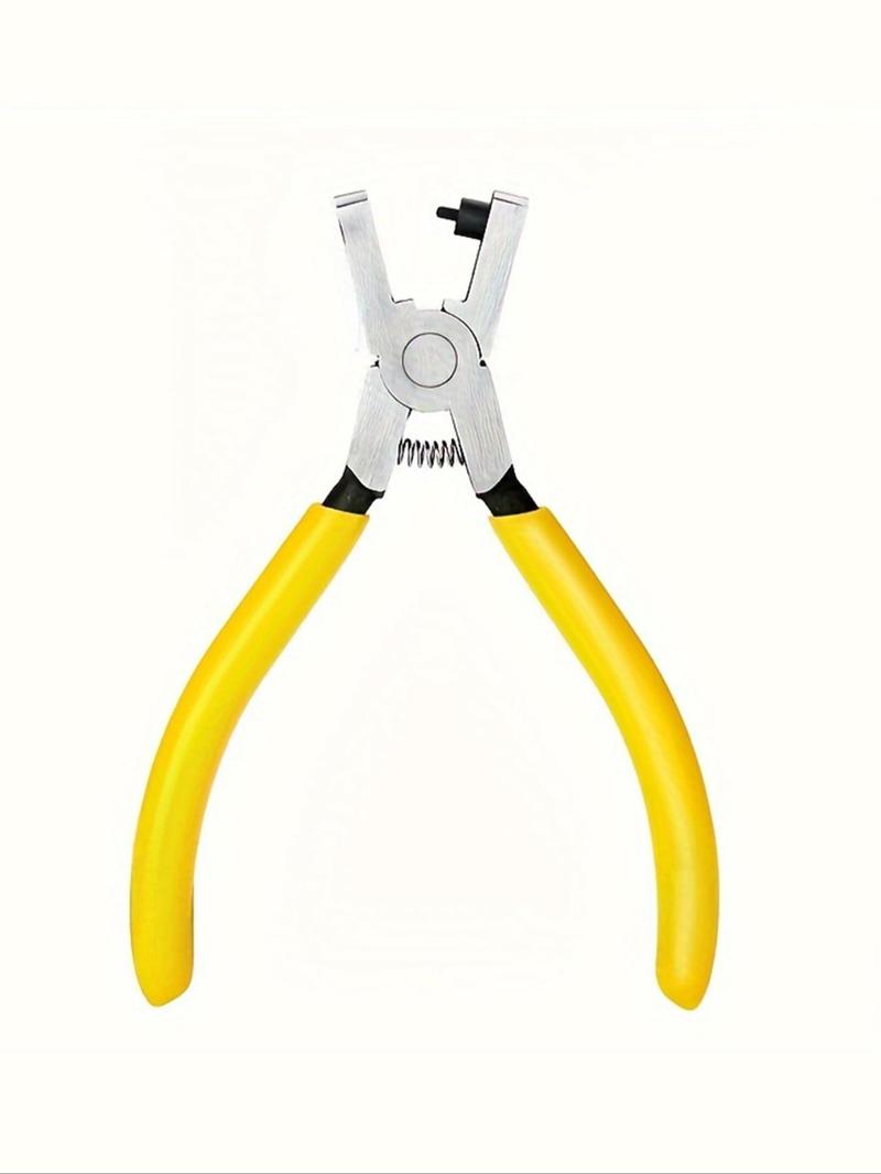 Watch Band PU Leather Hole Punch Plier, Universal 2.0mm Hand Strap Wrist Belt Puncher Pliers, Smooth Hole Puncher, Suitable for Thin Belts, Dog Collars, Shoes, Craft Projects