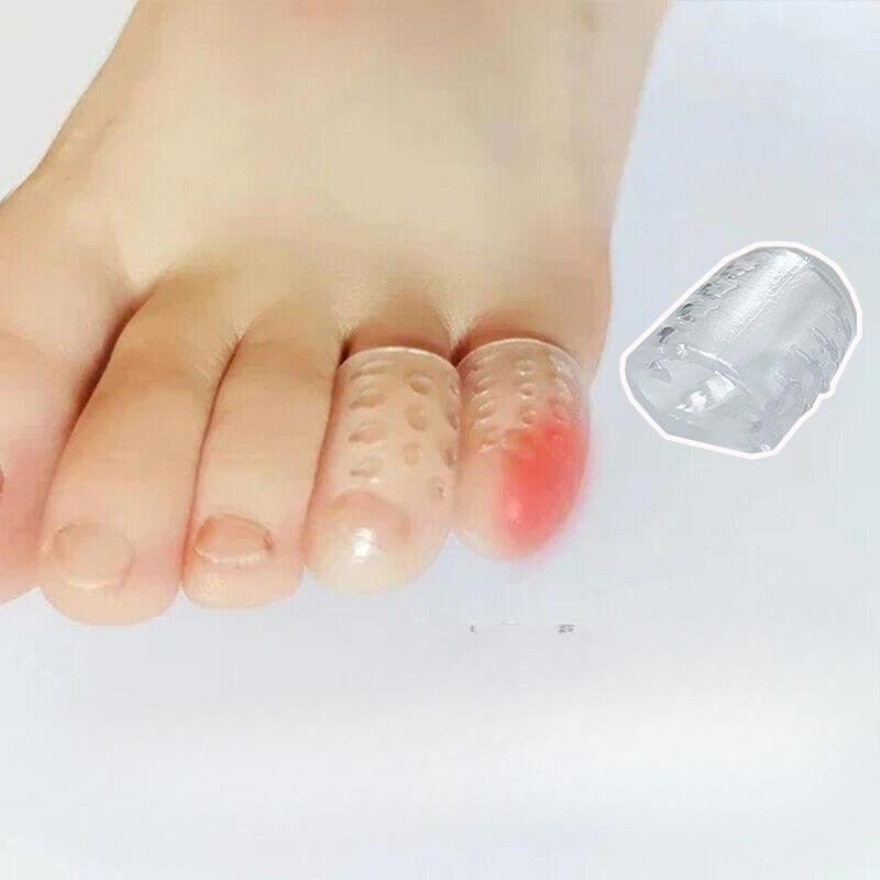 Breathable Silicone Toe Protector, 1 Count Anti-friction Breathable Toe Protector, Prevents Blisters Toe Caps Cover Protectors, Foot Care