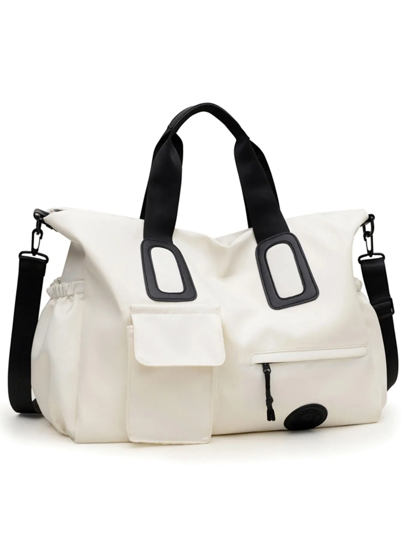 Japanese Style Canvas Tote Bag for Women Durable School Backpack Large Capacity Commuter Bag for Students