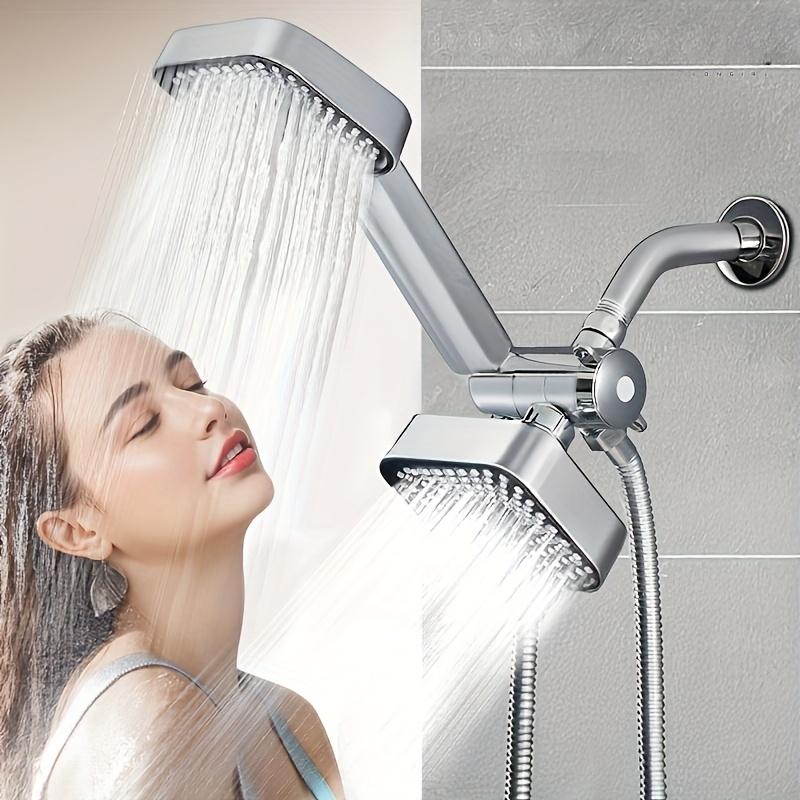 1 High Pressure Shower Head, ABS Material, One Combo Set and One Single Fixed Shower Head Option
