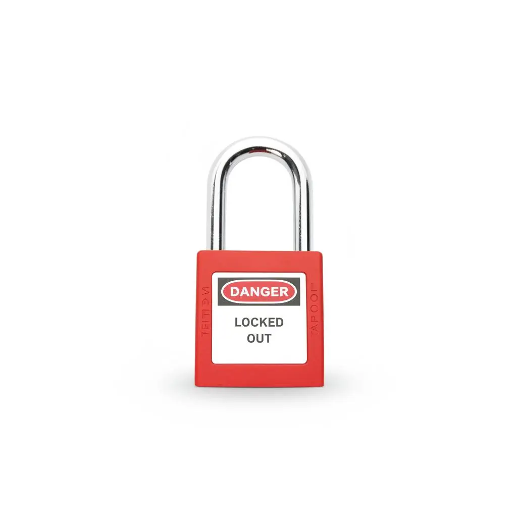 OSHA Compliant Lockout Tagout Padlock Set 10-Piece Red Safety Padlocks Keyed Differently with 2 Keys Each 10 Tags for Electrical Lockout Circuit Breaker Valve Isolation