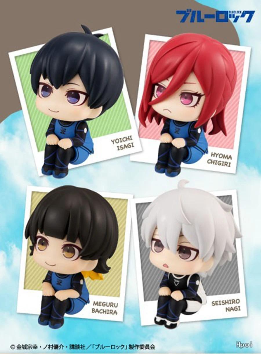 In Stock 10cm Blue Lock Anime Figure Look Up Isagi Yoichi/Nagi Seishiro Action Figure Bachira Meguru Collection Model Doll Toys