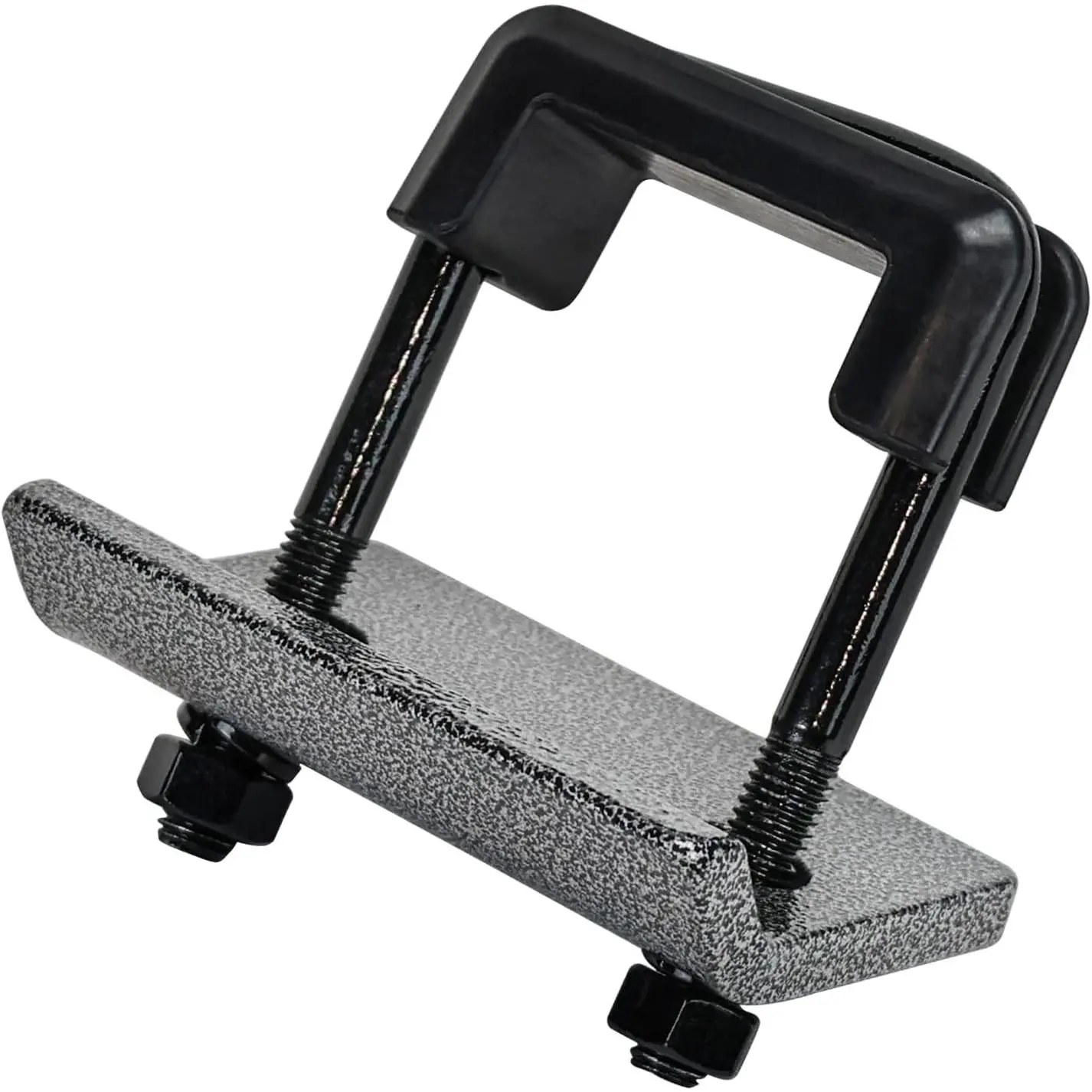 Hitch Tightener Anti Rattle Stabilizer Clamp for 1.25 to 2 inch Hitches, Triple Rust Protection, Reduces Movement & Noise, Heavy Duty Black Textured Powder Coat