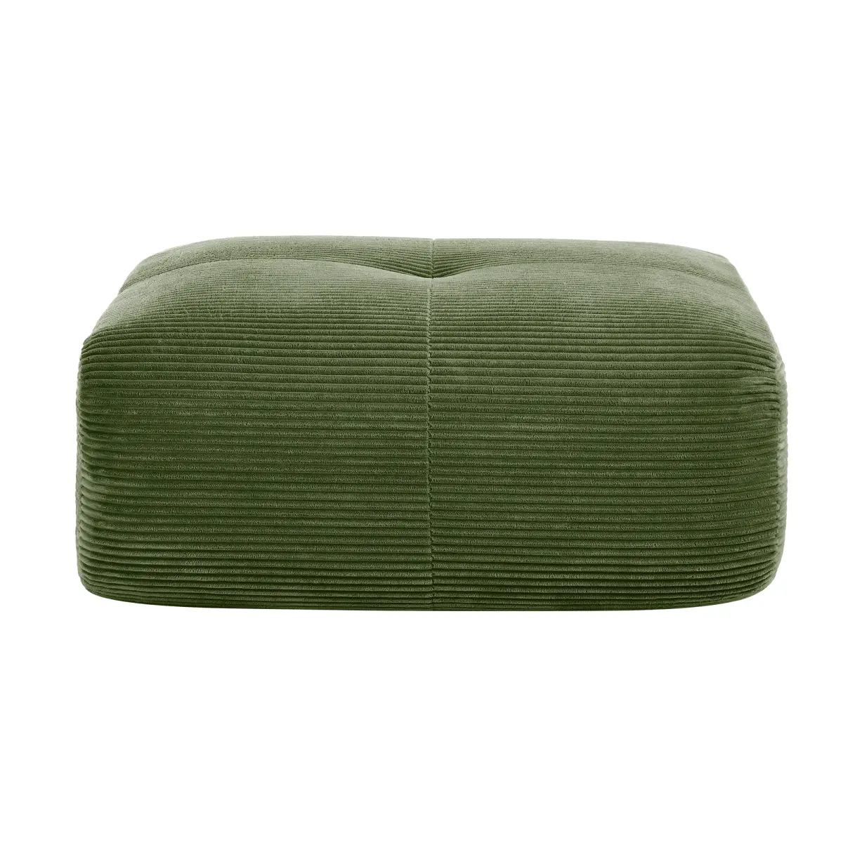 Hamlet LSF-RSF Corner Corduroy Sofa - Olive Green, Ribbed Texture, Comfy Couch with Pillows, Adjustable Back, Curved Seat, Multi-Angle Design, Sectional Corner Sofa Chair, 19.91 lbs, 36.42 x 29.53 x 17.32 in, Indoor Living Room Furniture