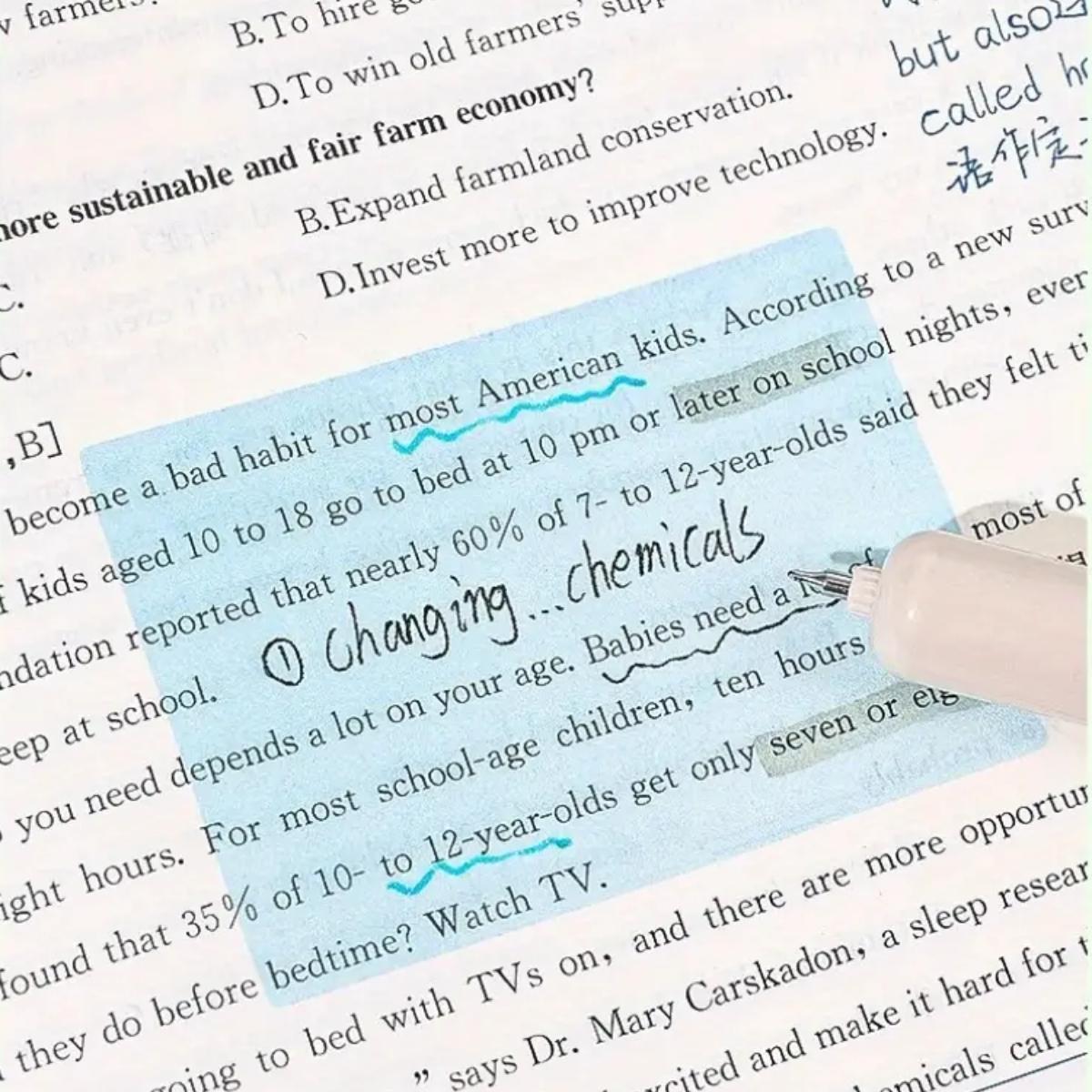 Random Color Pearl Sticky Note, 105pcs/set Clear Sticky Note, Pull Out Sticky Note Pad, Sticky Labels, DIY Sticker, Adhesive Tabs, Office Stationery & Supplies for School & Office #TOP PICKS