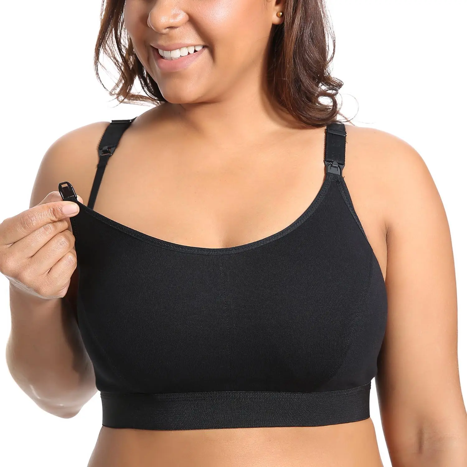 Soft Cotton Nursing Bra, Comfort Breastfeeding Maternity Bra