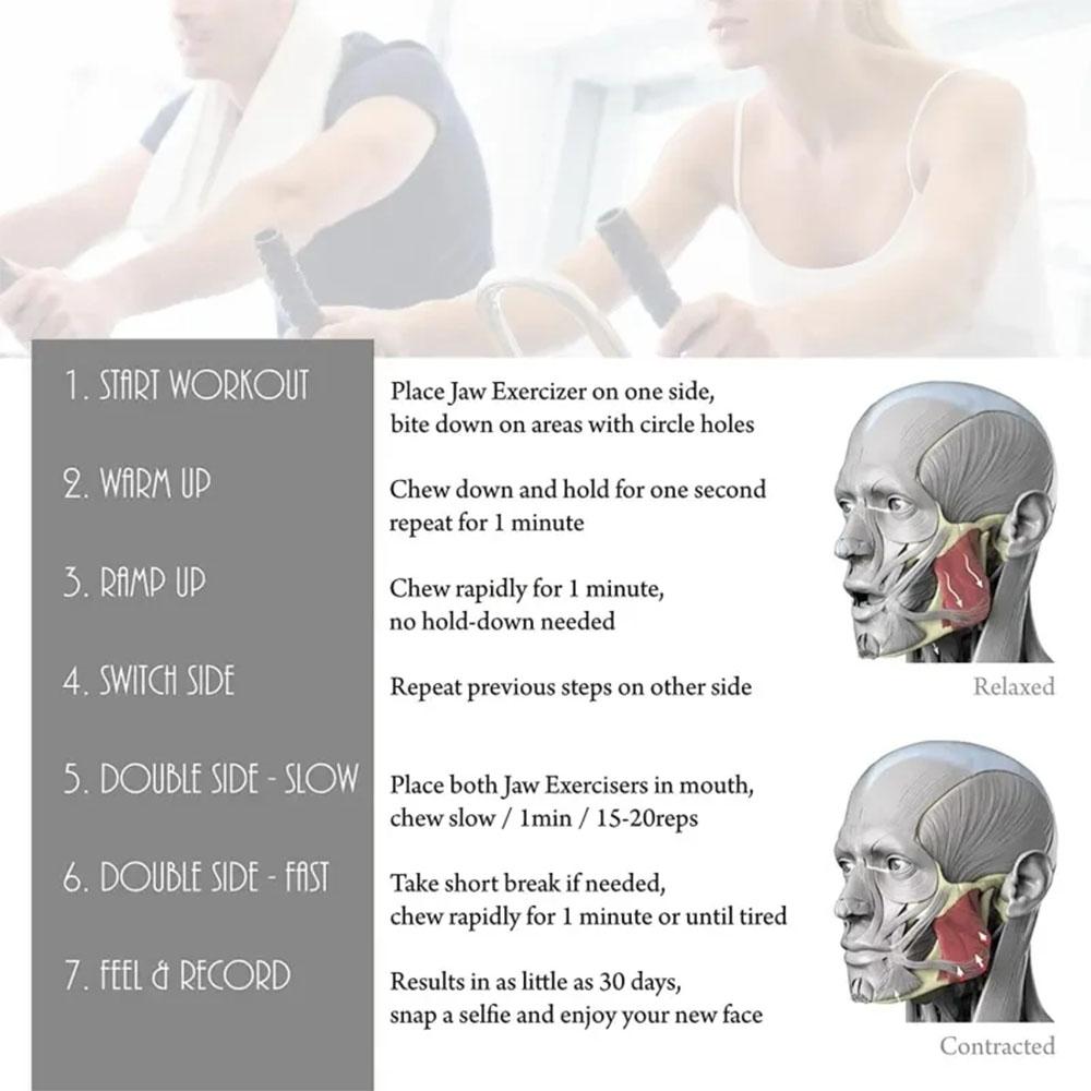 6-Count/Box Silicone Jawline Trainer Multi-Pack - 6 Jawline Exercisers, 39g Lightweight, Compact & Portable Facial Exerciser, Durable & Maintenance-Friendly Jaw Muscle Enhancement Tool for Boxing & Martial Arts 6-Count/Box Silicone Jawline Trainer Multi-Pack - 6 Jawline Exercisers, 39g Lightweight, Compact & Portable Facial Exerciser, Durable & Maintenance-Friendly Jaw Muscle Enhancement Tool for Boxing & Martial Arts