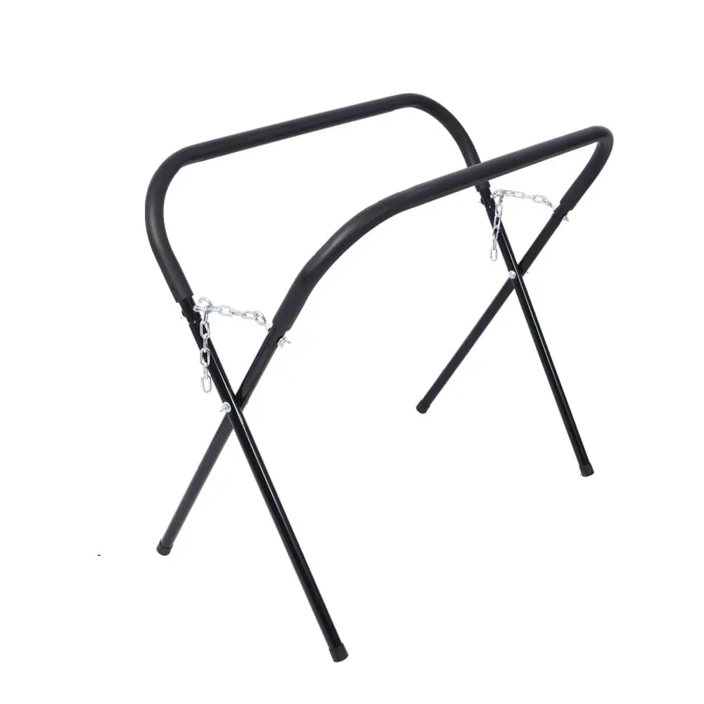 1/2/3-Pack Heavy Duty Portable Work Stands, 750lbs Capacity Folding Sawhorses, Adjustable Height with Rubber Pads, Steel Construction for Auto Body Repair Painting Woodworking, Compact Storage Garage Workshop Tools, Stable & Rust-Resistant