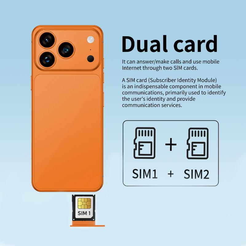 17promax Andirond phones A17 PRO MAX Android Smartphone, 6.9 Inch Dual 8MP+20MP Cameras, Long-Lasting 4400mAh Battery, Fast Charging, OTG Function, Facial Recognition Unlocking, 8GB RAM +128GB ROM, 4G Network, Unlock Cellphone smart phone b