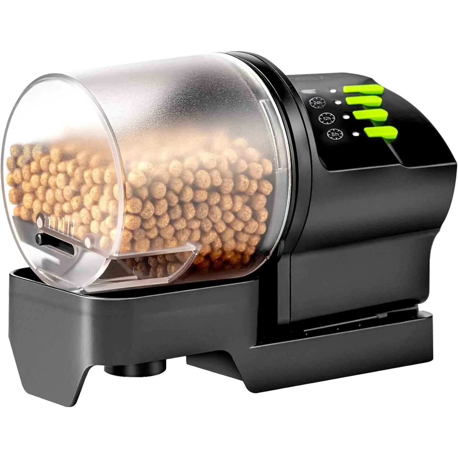 Automatic Fish Feeder Food Dispenser Powered by Battery and USB for Aquarium and Turtle Tank Ideal for Vacation Use