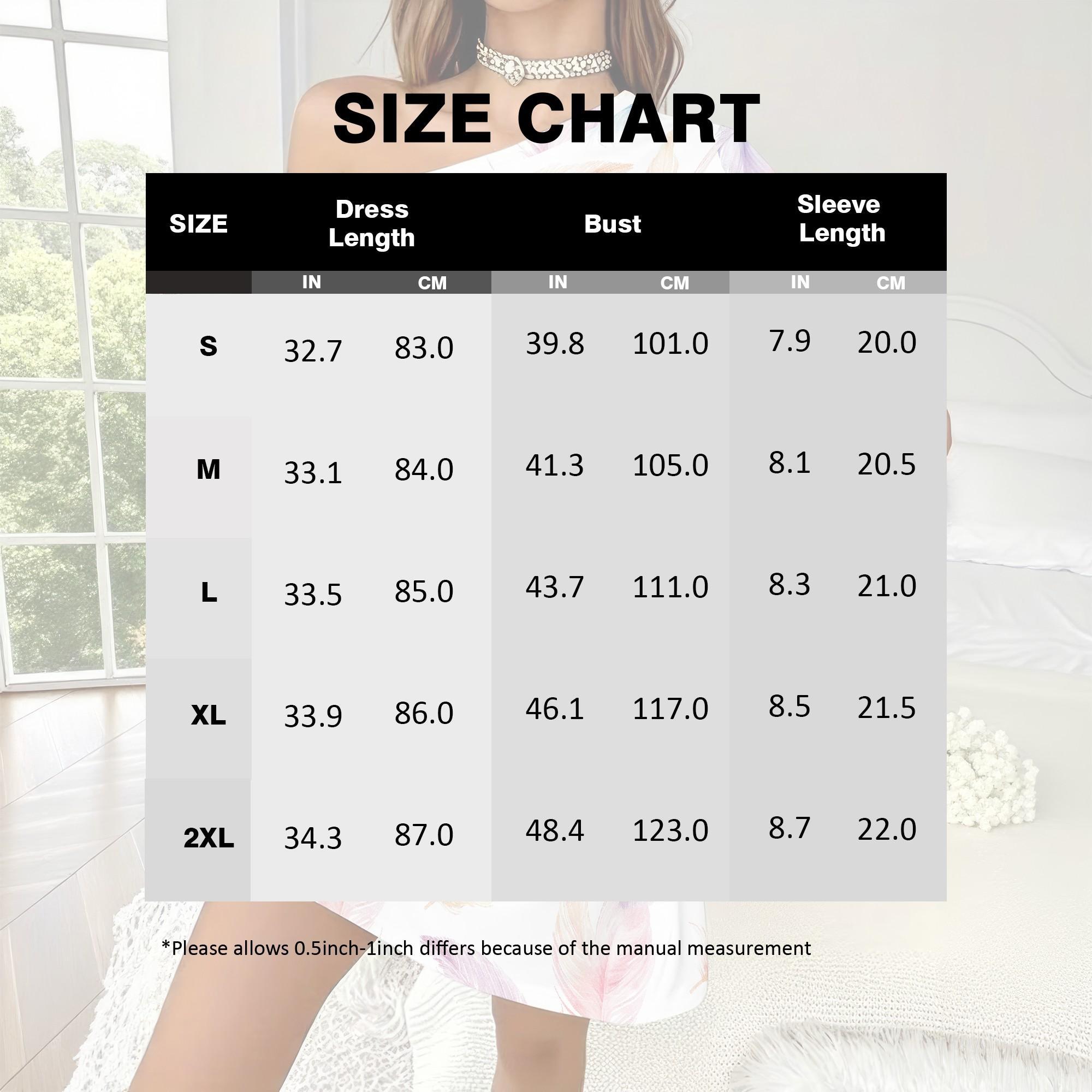 Vacation Wear Feather Print Short Sleeve Swing Dress