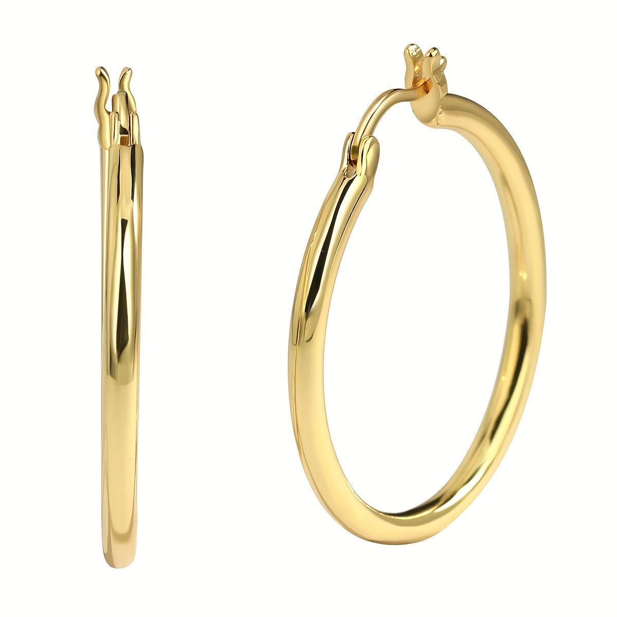 18K Gold Plated Minimalist Earrings Set for Women – valentines gifts for gf