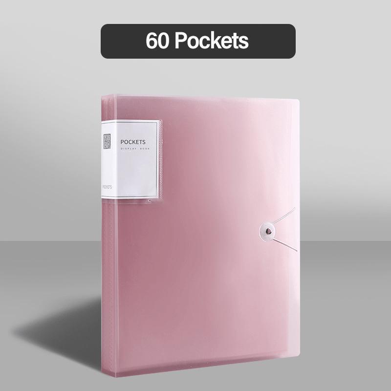 A4 Multi-Layer Transparent File Folder, Thick PP Material Durable Design, High Capacity Lightweight Design, Available in 6 Color Options for Stylish Organization