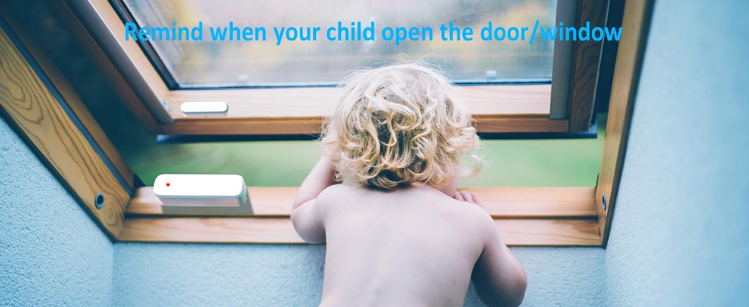 Wireless Door Sensor Chime, Door Open Alarm When Entry Business/Office/Store (500ft Range 51 Ringer Adjustable Volume) Home Alert Bell for Kid/Toddler Safety