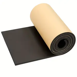 1 Roll Multi-Functional Soundproof Foam Board,  6mm Thick High Density Self-Adhesive Closed Cell Neoprene Noise Absorbing Mat Roll