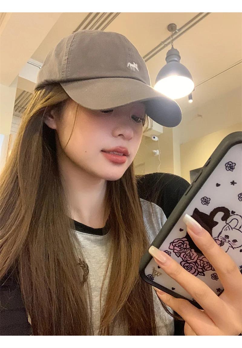 Fashion Cartoon Fox Embroidery Baseball Caps Men Women Snapback Hip Hop Hat Summer Breathable Sun Gorras Unisex Streetwear Bone