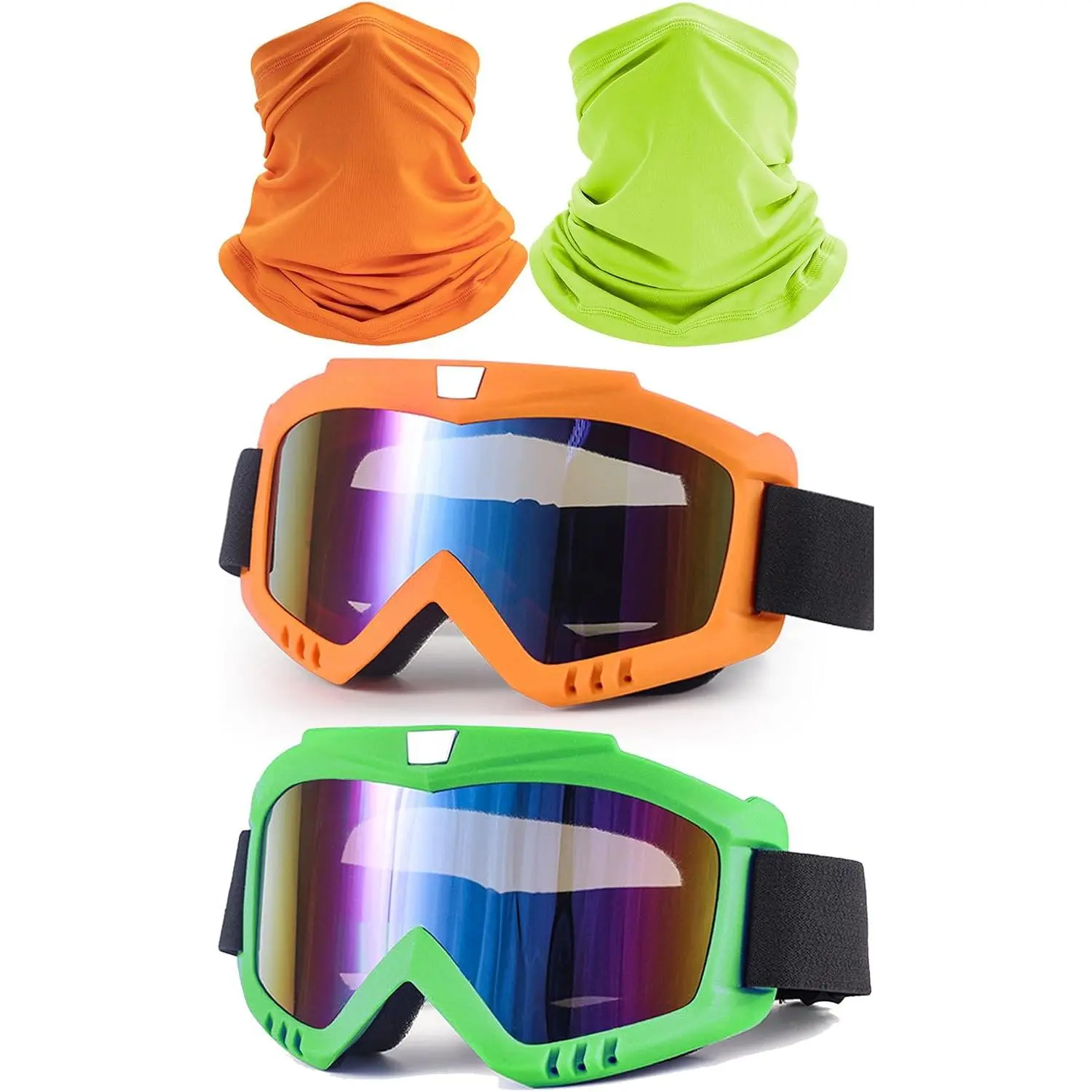 Dirt  Goggles 2 Pack - , ATV, Riding, Ski, Windproof Racing Glasses